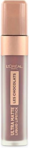 LOréal Paris Ultra Les Chocolates Matte Liquid Lippenstift - 858 Oh My Choc!