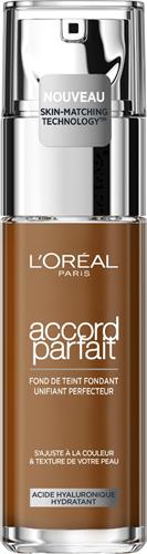 LOréal Paris - Accord Parfait Foundation - 8N - Natuurlijk Dekkende Foundation met Hyaluronzuur en SPF 16 - 30 ml