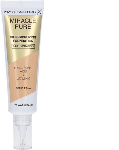 Max Factor Miracle Pure Skin Improving Foundation  070 Warm Sand