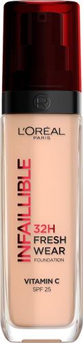 LOréal Paris Infaillible 32HR Fresh Wear Foundation - 145 - Langhoudende Foundation met SPF 25 en Vitamine C - 30ML