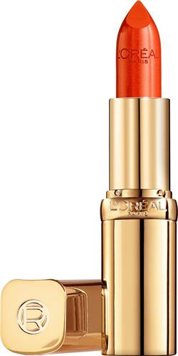 LOréal Paris Color Riche Satin Lipstick - Verzorgende, Lippenstift Verrijkt met Arganolie - 163 Orange Magique - Oranje - 4,54 gr