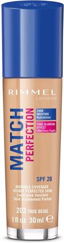 Rimmel London Match Perfection Foundation - 203 True Beige