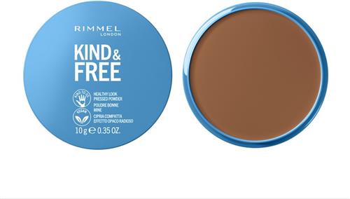 Rimmel London KIND & FREE Vegan Pressed Powder Gezichtspoeder 050 Deep