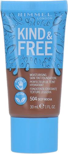 Rimmel London KIND & FREE Vegan Foundation 504 Deep Mocha