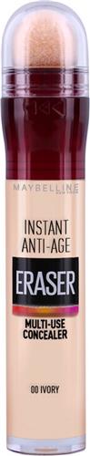 3x Maybelline Instant Anti Age Eraser Concealer 00 Ivory