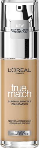 LOréal Paris True Match Foundation - Natuurlijk dekkende foundation met Hyaluronzuur en SPF 16 - 6D/W - 30 ml