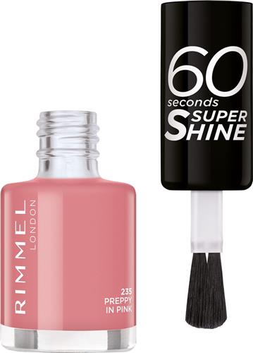 Rimmel 60 Seconds Super Shine Nagellak - 235 Preppy In Pink