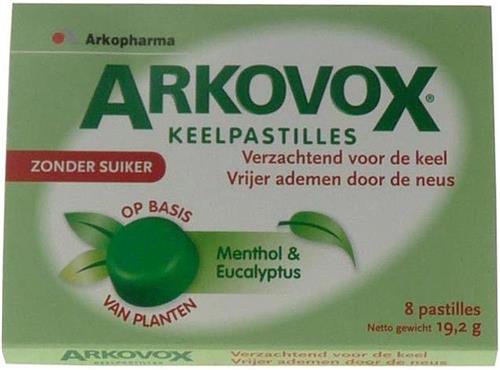 Arkopharma Keelpastilles Menthol & Eucalyptes