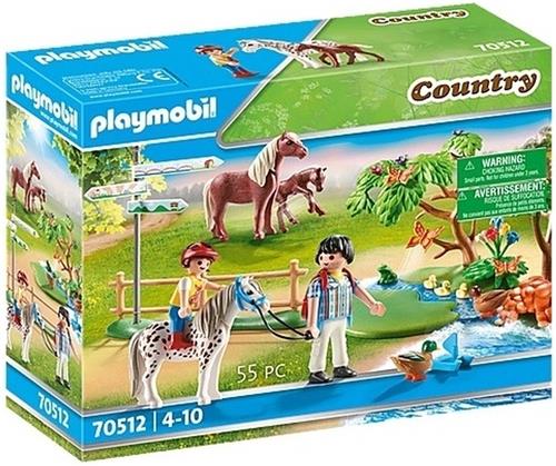 PLAYMOBIL Country Gelukkige ponyreis - 70512