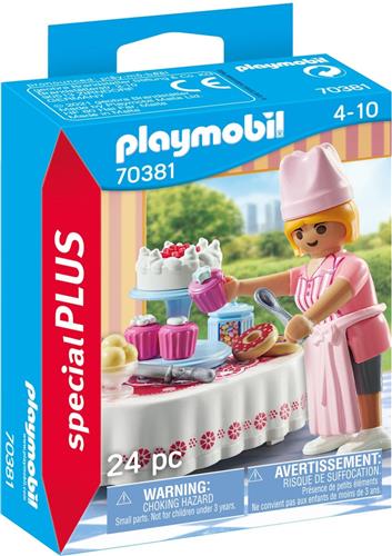 PLAYMOBIL Special Plus Banketbakker met toetjes - 70381