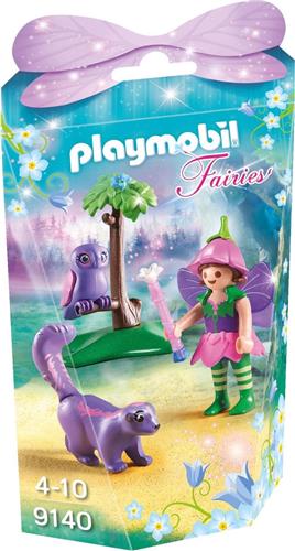 PLAYMOBIL Elfje met uil en stinkdier  - 9140