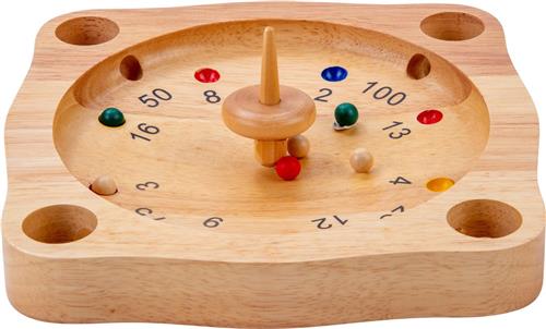 RUBBER WOOD TIROLER ROULETTE INCLUDING RULES OF THE GAME