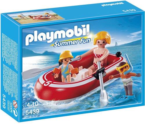 PLAYMOBIL Toeristen met Rubberboot - 5439