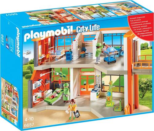 PLAYMOBIL City Life Compleet ingericht kinderziekenhuis - 6657