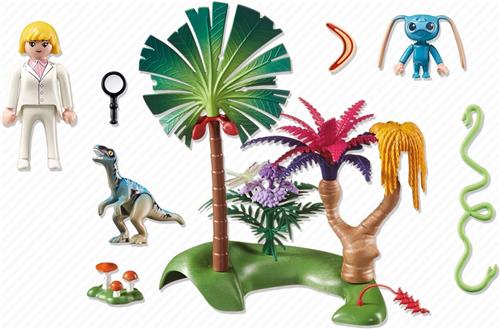 Playmobil Verlaten Wereld met Alien en Raptor