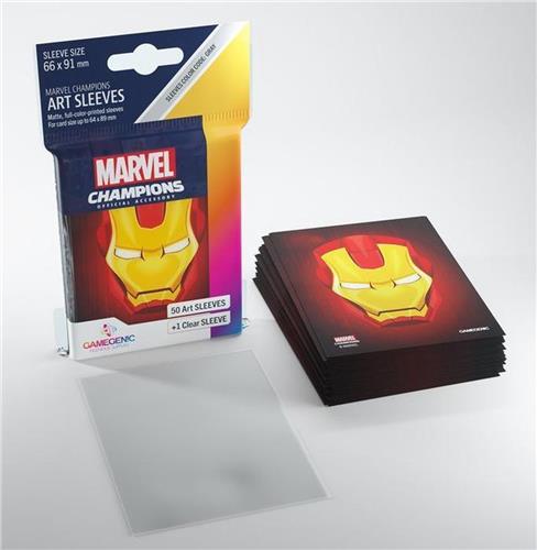 Iron Man Art Sleeves Gamegenic