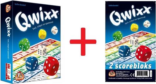 Qwixx set - Dobbelspel - met extra scoreblocks