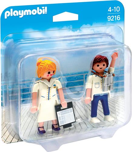 PLAYMOBIL DuoPack Steward en stewardess  - 9216