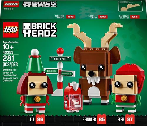 LEGO BrickHeadz - 40353- Rendier met Kerst Elven