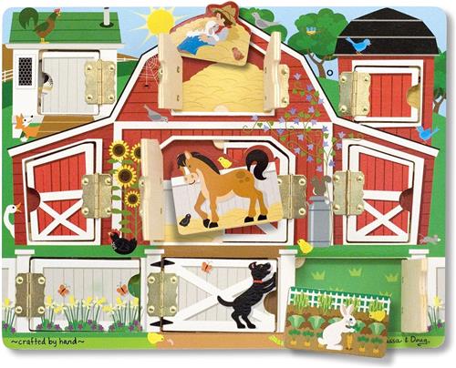 Melissa & Doug Magnetische Houten Speelset Boerd