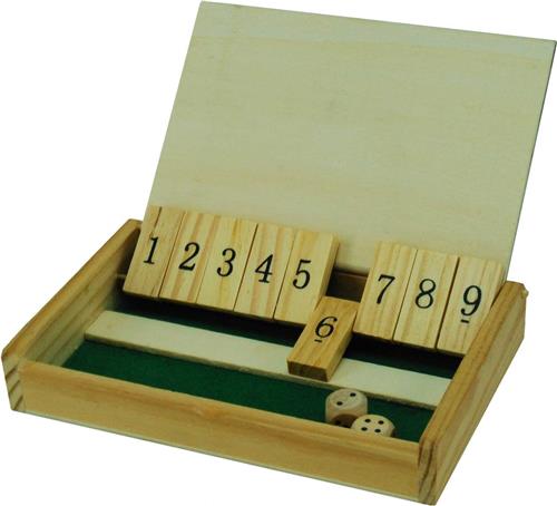 Shut the Box Mini hout 13x8 cm.