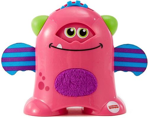 Fisher Price Tote langs monster - roze