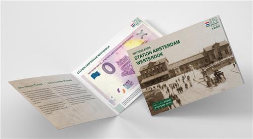 0 Euro biljet 2019 - Station Amsterdam Westerdok LIMITED EDITION