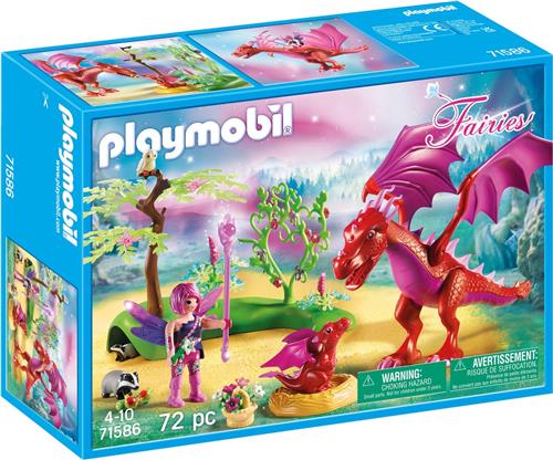 PLAYMOBIL Fairies Drakenmoeder met Baby - 71586