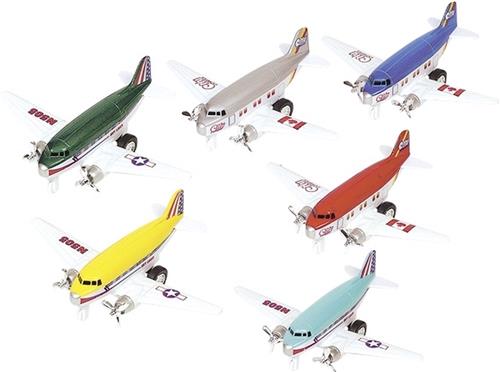 Goki Airplane, die-cast, L= 12 cm (1 stuk)