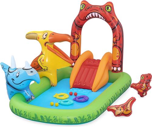 Bestway opblaasbaar waterpark Jurassic Splash - L242 x B140 x H137 cm