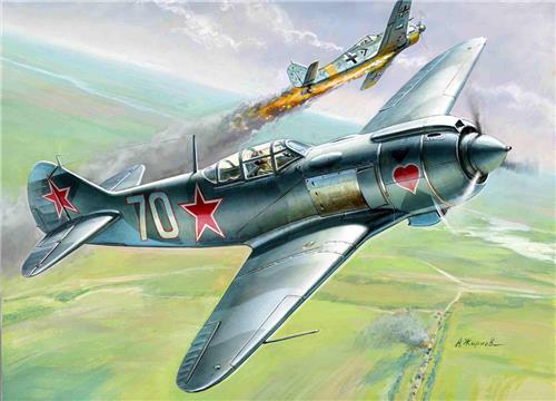 Zvezda - Lavotchkin La-5 Fn Soviet Fighter (Zve7203) - modelbouwsets, hobbybouwspeelgoed voor kinderen, modelverf en accessoires