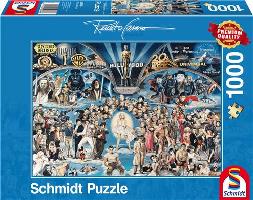 Schmidt Hollywood, 1000 stukjes - Puzzel - 12+