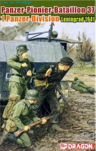 1:35 Dragon 6651 Duitse Soldaten - Panzer-Pionier-Battaillon 37, 1. Panzerdivision - Figuren Plastic Modelbouwpakket