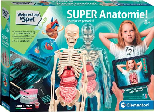 Clementoni Wetenschap & Spel - Super Anatomie - Het Menselijk Lichaam - Educatief Speelgoed - Vanaf 8 jaar