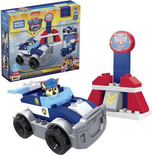 Mega Bloks Paw Patrol Chase's City Politieautoset - 30 bouwstenen