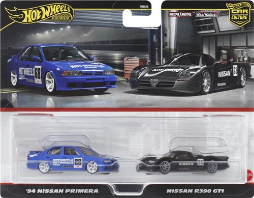 Hot Wheels Car Culture Nissan R390 GT1 & 1994 Nissan Primera