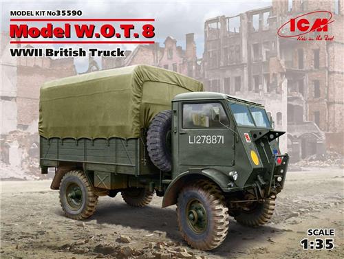 1:35 ICM 35590 Model W.O.T. 8, WWII British Truck Plastic Modelbouwpakket