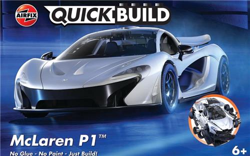 Airfix J6028 QUICKBUILD Mclaren P1 - Wit - Sport auto Plastic Modelbouwpakket