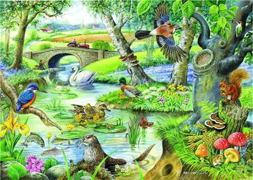 House of Puzzles Tales Of The River - BIG 500 Piece Jigsaw Puzzle