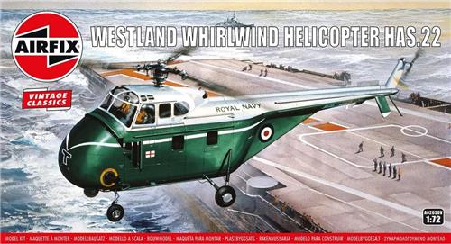 1:72 Airfix 02056V Westland Whirlwind HAS.22 Heli Plastic Modelbouwpakket