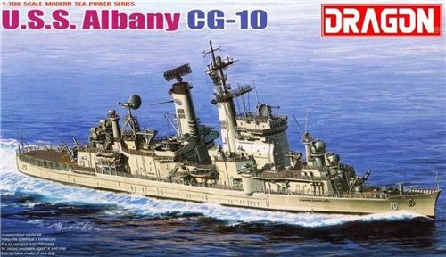 1:350 Dragon 7097 U.S.S. Albany CS-10 - Slagschip Plastic Modelbouwpakket