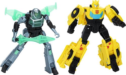 Transformers Earthspark Cyber Combiner Bumblebee & Mo Malto - Actiefiguur