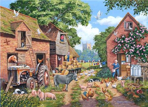 House of Puzzles No.24 - Farm Focus - 1000 Piece Jigsaw Puzzle