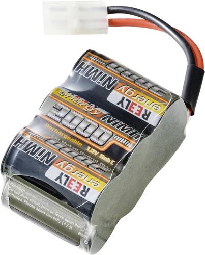 Reely NiMH accupack 7.2 V 2000 mAh Aantal cellen: 6 Block Tamiya