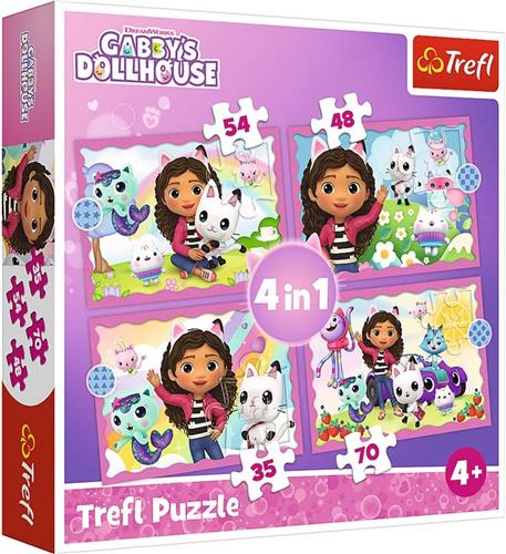 Trefl Trefl 4in1M - Gabby's adventures / Universal Gabby's Dollhou