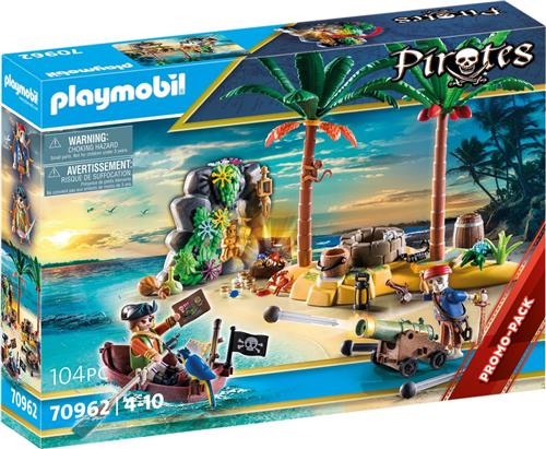 PLAYMOBIL Pirates PROMO Piratenschateiland met skelet - 70962