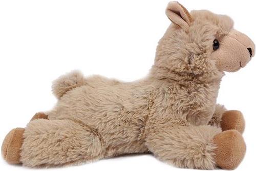 PIA Soft Toys - Pluche Knuffeldier Alpaca liggend - 32 cm