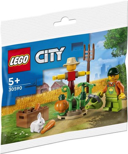 LEGO City Boer met vogelverschrikker, konijn en pompoen - 30590 - polybag