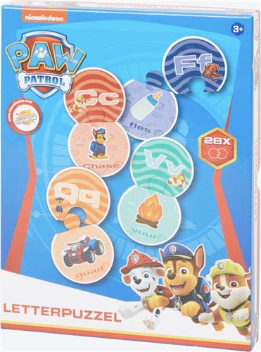 Paw Patrol Letterpuzzel - Educatief Spel - Luxe Uitvoering - Cijfers & Letters Leren - Paw Patrol - Leerzaam Speelgoed - Cadeau voor Jongens & Meisjes - Geschikt voor 2 tot 5 jaar - Kleuren, Letters & Cijfers Leren - Spelenderwijs Leren - Skye Chase