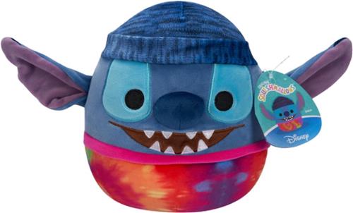 Stitch met Muts Squishmallows Disney Pluche Knuffel 25 cm